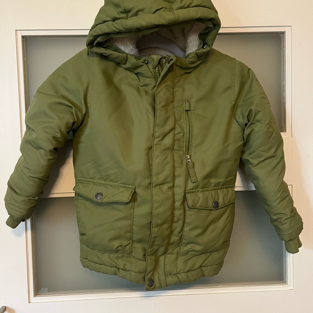 Cat & Jack 5T Army Green Coat